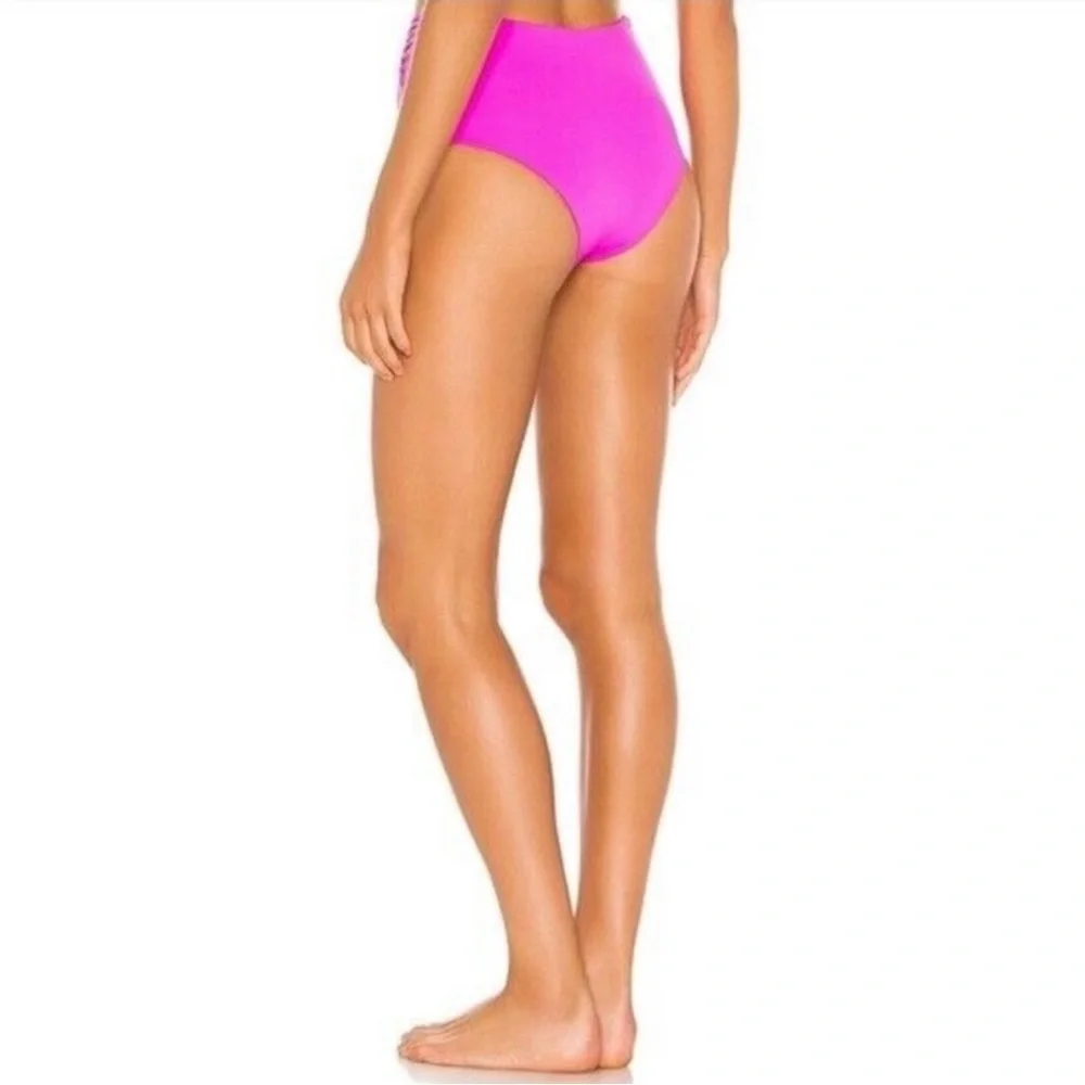 NWOT L*SPACE Fuchsia‎ Harrington Bikini Bottom Retails $119
